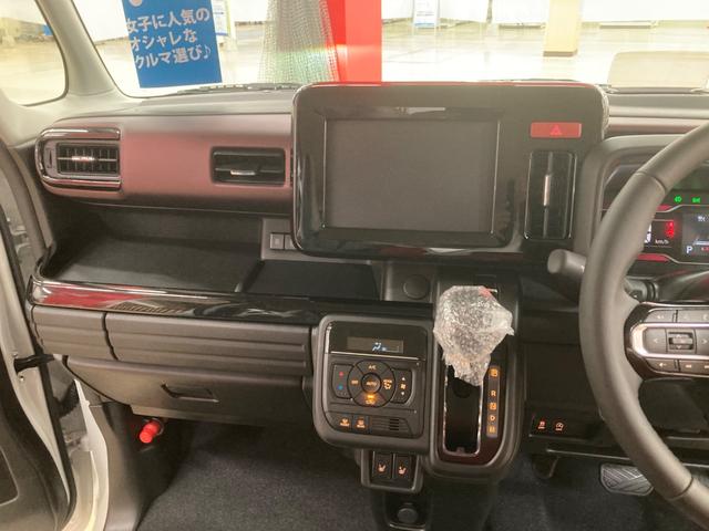 スペーシアカスタム ハイブリッドXSターボ 届出済未使用車 ターボ車 セーフティサポート 衝突被害軽減ブレーキ 誤発進抑制 追従クルコン 両側パワースライドドア LEDヘッドライト LEDフォグ シートヒーター 革巻きステアリング パドルシフト(19枚目)