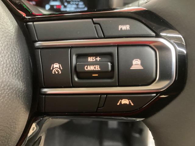 スペーシアカスタム ハイブリッドXSターボ 届出済未使用車 ターボ車 セーフティサポート 衝突被害軽減ブレーキ 誤発進抑制 追従クルコン 両側パワースライドドア LEDヘッドライト LEDフォグ シートヒーター 革巻きステアリング パドルシフト(21枚目)