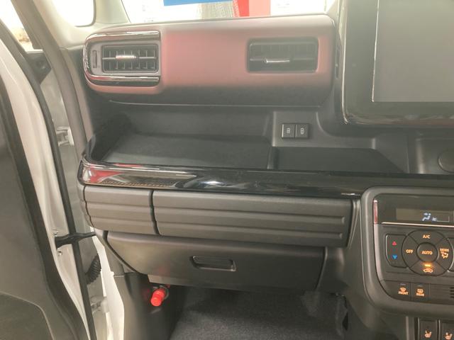 スペーシアカスタム ハイブリッドXSターボ 届出済未使用車 ターボ車 セーフティサポート 衝突被害軽減ブレーキ 誤発進抑制 追従クルコン 両側パワースライドドア LEDヘッドライト LEDフォグ シートヒーター 革巻きステアリング パドルシフト(27枚目)