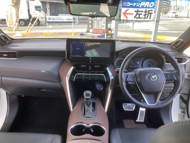 ハリアーハイブリッド Ｚ　レザーパッケージ　調光パノラマルーフ　衝突被害軽減ブレーキ　レーダークルーズ　ブラウンステッチ入革シート　ＪＢＬサウンドシステム　純正１２．３インチナビ　フルセグＴＶ　全周囲モニター　シートエアコン　パワーＢドア　禁煙（44枚目）