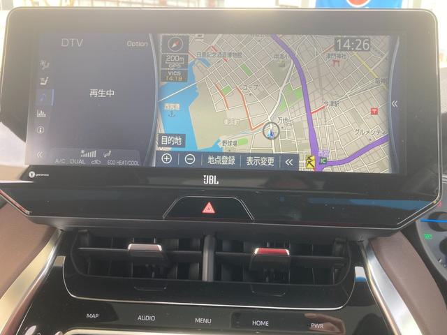 ハリアーハイブリッド Ｚ　レザーパッケージ　調光パノラマルーフ　衝突被害軽減ブレーキ　レーダークルーズ　ブラウンステッチ入革シート　ＪＢＬサウンドシステム　純正１２．３インチナビ　フルセグＴＶ　全周囲モニター　シートエアコン　パワーＢドア　禁煙（46枚目）
