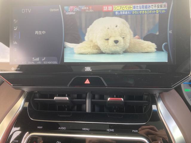 ハリアーハイブリッド Ｚ　レザーパッケージ　調光パノラマルーフ　衝突被害軽減ブレーキ　レーダークルーズ　ブラウンステッチ入革シート　ＪＢＬサウンドシステム　純正１２．３インチナビ　フルセグＴＶ　全周囲モニター　シートエアコン　パワーＢドア　禁煙（68枚目）