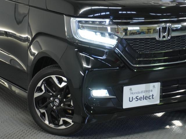 Ｎ－ＢＯＸカスタム Ｇ・Ｌターボホンダセンシング　１オ－ナ－　ナビ　Ｒカメ　Ｄレコ　ＥＴＣ　両電扉　ＢＴ　地デジ　後席シェード　サイドバイザー　パドルシフト　ＬＥＤヘッドライト　革巻ステアリング　シートヒーター　ターボ　１５インチアルミホイール（62枚目）