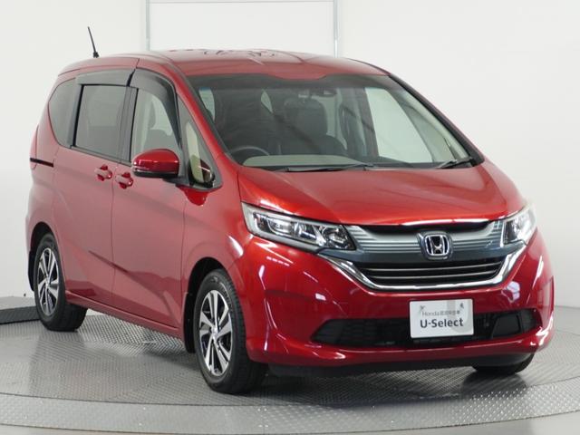 フリード Ｇ・ホンダセンシング　１オ－ナ－　ナビ　Ｒカメ　ＥＴＣ　両電扉　ＢＴ　地デジ　ＬＥＤ　後席シェード　マッドガード　インテリア内装ブラック　合皮コンビシート　サイドバイザー　二列目キャプテンシート　革巻ステアリング（24枚目）