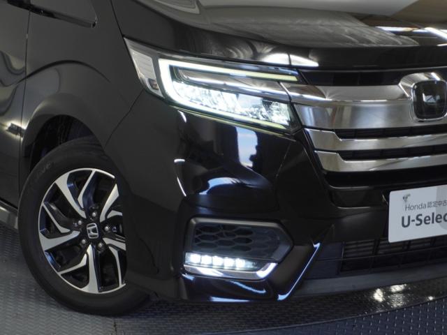 ステップワゴンスパーダ スパーダホンダセンシング　ナビ　Ｄレコ　Ｒカメ　ＥＴＣ２．０　両電扉　ＢＴ接続　ＬＥＤ　インテリア内装黒　運転席ハイトアジャスターシート　後席シェード　二列目ベンチシート　パドルシフト　デジタルメーター　革巻ステアリング（33枚目）