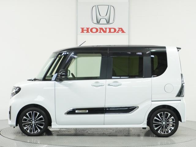 タント カスタムRSセレクション 1オ-ナ- ナビ Rカメ Dレコ ETC 両電扉 BT 地デジ 後席シェード ツートンカラー 合皮コンビシート インテリア内装ブラック 助手席イージークローザー デジタルメーター サイドバイザー(16枚目)