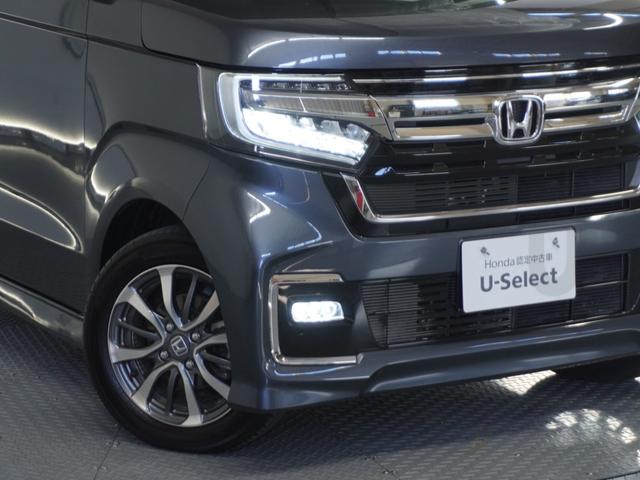 N-BOXカスタム L 1オ-ナ- ナビ Rカメ Dレコ ETC 両電扉 BT 地デジ 後席シェード 運転席ハイトアジャスターシート シートヒーター ブレーキホールド付電動パーキングブレーキ サイドカーテンエアバック(35枚目)