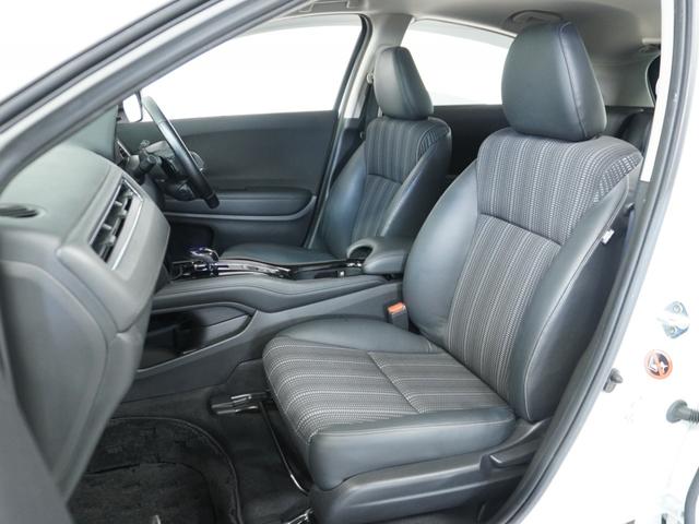 ヴェゼル ハイブリッドX・ホンダセンシング 1オ-ナ- ナビ Dレコ Rカメ ETC クルコン BT 運転席ハイトアジャスターシート ドアバイザー インテリア内装ブラック 合皮コンビシート 運転席ハイトアジャスターシート 後席跳ね上げシート.(10枚目)