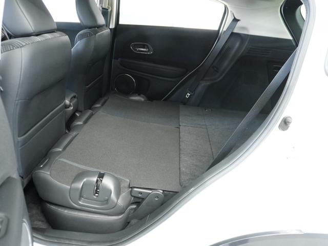 ヴェゼル ハイブリッドX・ホンダセンシング 1オ-ナ- ナビ Dレコ Rカメ ETC クルコン BT 運転席ハイトアジャスターシート ドアバイザー インテリア内装ブラック 合皮コンビシート 運転席ハイトアジャスターシート 後席跳ね上げシート.(40枚目)