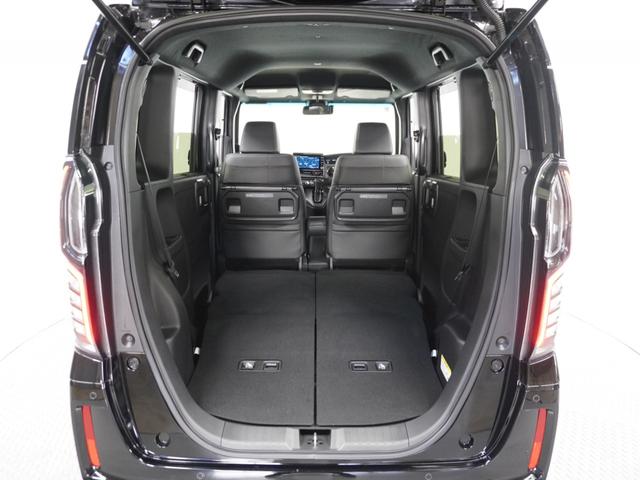 Ｎ－ＢＯＸカスタム Ｌターボスタイル＋ブラック　１オ－ナ－　ナビ　Ｒカメ　ＥＴＣ　両電扉　ＢＴ　地デジ　シートヒーター　ブラックアルミホイール　運転席ハイトアジャスターシート　合皮シート　インテリア内装ブラック　シートバックテーブル　サイドバイザー（48枚目）