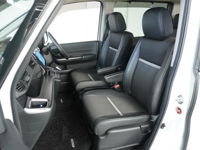 ステップワゴンスパーダ スパーダハイブリッドG・EXホンダセンシング 〇ナビ 後席モニタ 全周囲カメ ETC2.0 両電扉 BT 地デジ ドアバイザー わくわくゲート 三列シート 後席シェード シートヒーター 合皮コンビシート ウインカーミラー インテリア内装ブラック(11枚目)