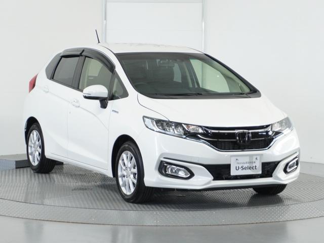 フィットハイブリッド Ｌホンダセンシング　１オ－ナ－　ナビ　Ｒカメ　Ｄレコ　ＥＴＣ　クルコン　ＢＴ　地デジ　サイドバイザー　合皮コンビシート　インテリア内装ブラック　サイドバイザー　モデューロアルミホイル　フロントグラデーションガラス（25枚目）