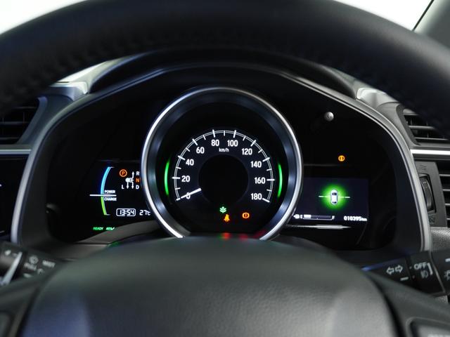 フィットハイブリッド Ｌホンダセンシング　１オ－ナ－　ナビ　Ｒカメ　Ｄレコ　ＥＴＣ　クルコン　ＢＴ　地デジ　サイドバイザー　合皮コンビシート　インテリア内装ブラック　サイドバイザー　モデューロアルミホイル　フロントグラデーションガラス（54枚目）