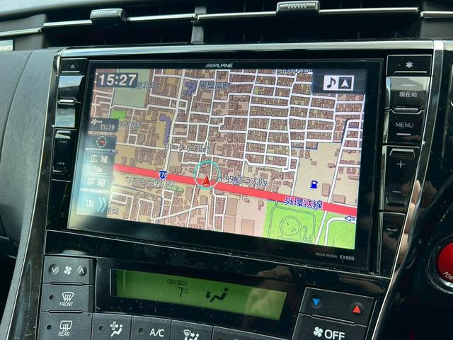 プリウス Sツーリングセレクション・G’s 社外ナビ 地デジ バックカメラ クリアランスソナー ドライブレコーダー 純正18インチアルミホイール(7枚目)