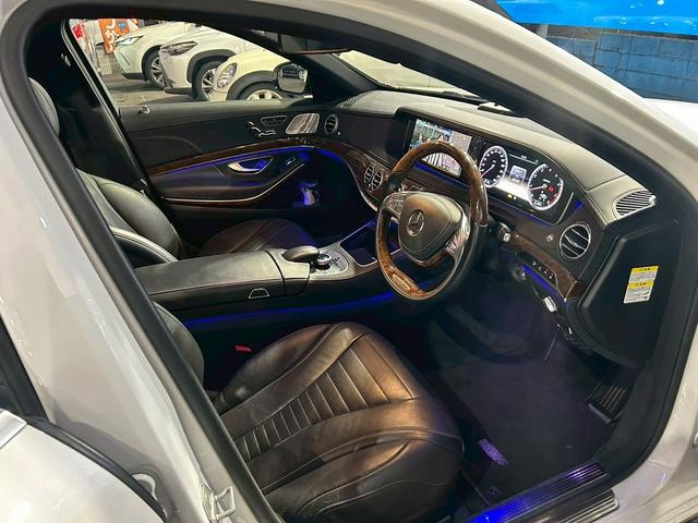 Sクラス S550ロング レーダーセーフティPKG パノラミックスライディングルーフ 純正ナビ 地デジ 360°カメラ ブラックレザー Pシート シートH エアシート パワートランク 純正19インチAW(13枚目)