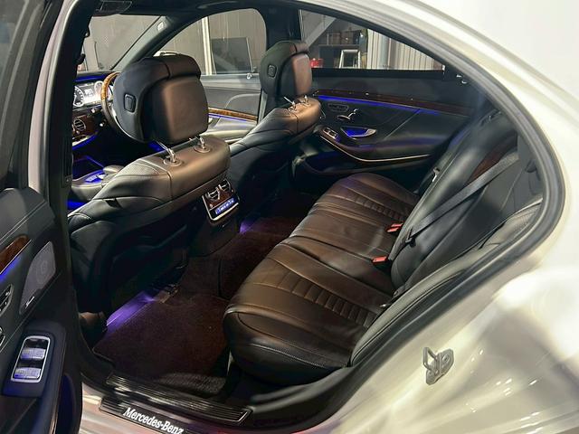 Sクラス S550ロング レーダーセーフティPKG パノラミックスライディングルーフ 純正ナビ 地デジ 360°カメラ ブラックレザー Pシート シートH エアシート パワートランク 純正19インチAW(15枚目)