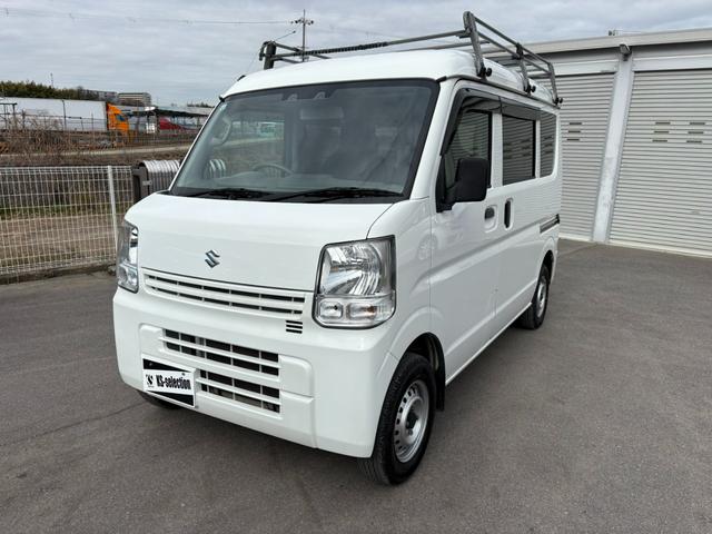 エブリイ ＰＣ　４ＡＴ　衝突軽減ブレーキ　横滑り防止　パーキングアシスト　社外ナビ　ラジオ　ＡＵＸ　マニュアルエアコン　前席パワーウィンドウ　純正キーレス（10枚目）