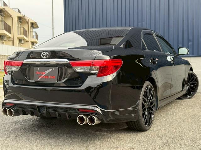 マークX 250G Fパッケージ★ハーフエアロフロント、サイド、リア★外品20インチホイール★ルーフラッピング★M,zスピードマフラー★オートエアコン★ETC★ブルートゥースオーディオ★ウインカーミラー★(2枚目)