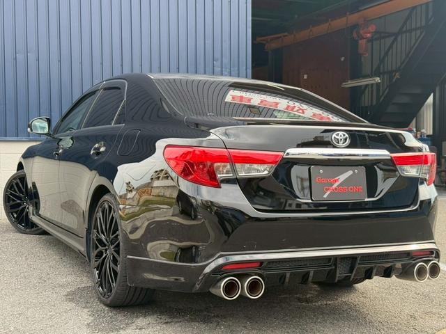 マークX 250G Fパッケージ★ハーフエアロフロント、サイド、リア★外品20インチホイール★ルーフラッピング★M,zスピードマフラー★オートエアコン★ETC★ブルートゥースオーディオ★ウインカーミラー★(62枚目)