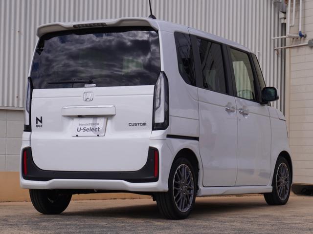 N-BOXカスタム ターボ デモカー 9インチナビ 全周囲カメラ ドラレコ ETC アダプティブクルーズコントロール 両側電動スライドドア シートヒーター Bluetooth フルセグ LEDヘッドライト パドルシフト 禁煙車(15枚目)