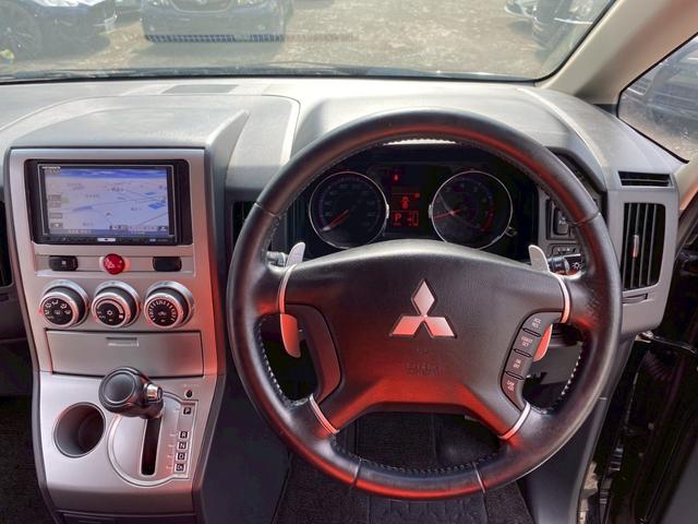 デリカD:5 ローデスト G パワーパッケージ ナビ バックカメラ ETC 電動パワースライドドア クルーズコントロール スマートキー パドルシフト リアクーラー 純正17ホイール ピレリタイヤ 法定車検整備付 修復歴なし(22枚目)