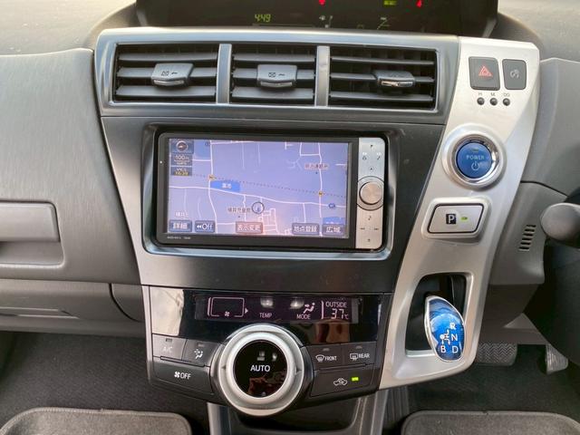 プリウスアルファ Ｓ　ＥＴＣ　ナビ　フルセグＴＶ　バックカメラ　Ｂｌｕｅｔｏｏｔｈ対応　スマートキー（29枚目）
