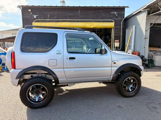 ジムニー XC 4WD 3型 ターボ オートマ リフトアップ ナビ TV Bluetooth対応 ETC リビルトエンジン載せ替え済み 足回り/タニグチSOLVE6606X-F ASSURAレーダー タイヤTOYO TRANPATH M/T深溝 キー×3本(5枚目)