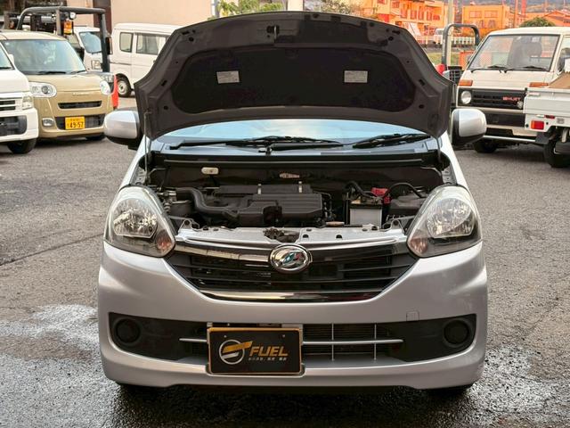 ミライース Ｘ　リミテッドＳＡ　実走行３８２００キロ　２０１６年式／後期　ＥＴＣ　前後ドラレコ　キーレス　純正アルミホイール　エアコン　パワステ　スペアキー有り　ＤＵＮＬＯＰオールシーズンタイヤ着用／４本２０２２年４０週製造・深溝残り　取説・保証書・記録簿　修復歴なし（8枚目）