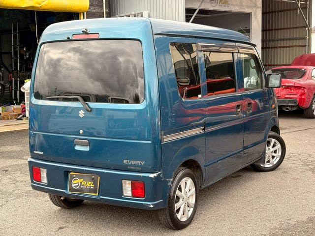 エブリイ ジョインターボ ハイルーフ インタークーラーターボ ハイルーフ 4速AT エアコン パワステ ナビ TV バックカメラ リビルトエンジン載替済 オートマミッションOH済 法定車検整備付 バッテリー新品 AC PS 両側スライドドア 定員2名 修復歴なし(4枚目)