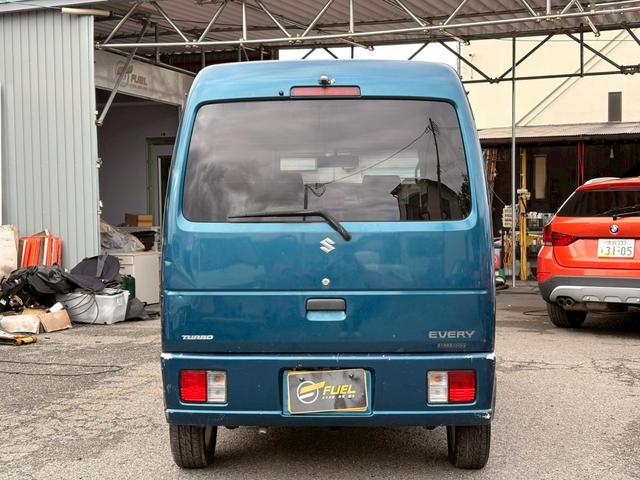 エブリイ ジョインターボ ハイルーフ インタークーラーターボ ハイルーフ 4速AT エアコン パワステ ナビ TV バックカメラ リビルトエンジン載替済 オートマミッションOH済 法定車検整備付 バッテリー新品 AC PS 両側スライドドア 定員2名 修復歴なし(8枚目)