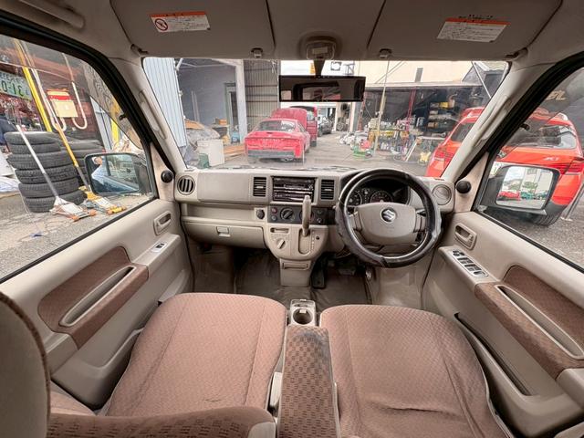 エブリイ ジョインターボ ハイルーフ インタークーラーターボ ハイルーフ 4速AT エアコン パワステ ナビ TV バックカメラ リビルトエンジン載替済 オートマミッションOH済 法定車検整備付 バッテリー新品 AC PS 両側スライドドア 定員2名 修復歴なし(14枚目)