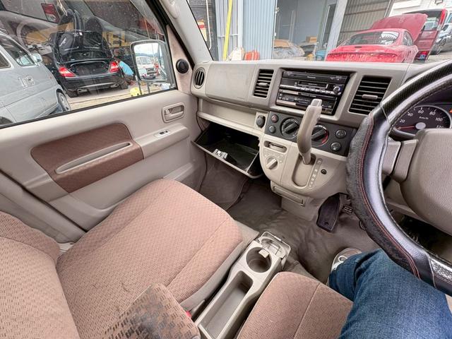 エブリイ ジョインターボ ハイルーフ インタークーラーターボ ハイルーフ 4速AT エアコン パワステ ナビ TV バックカメラ リビルトエンジン載替済 オートマミッションOH済 法定車検整備付 バッテリー新品 AC PS 両側スライドドア 定員2名 修復歴なし(28枚目)