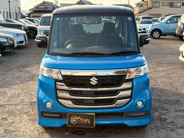 スペーシアカスタムＺ ベースグレード　ＥＴＣ　ナビ　ＴＶ　Ｂｌｕｅｔｏｏｔｈ対応　スマートキー　純正アルミホイール　電動スライドドア　記録簿付（7枚目）