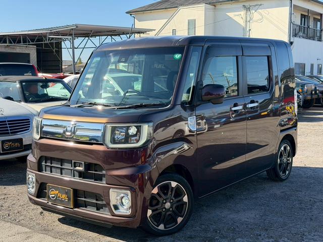 ウェイク Gターボ レジャーエディションSAII ETC ナビ フルセグTV バックカメラ Bluetooth対応 スマートキー 両側電動スライド 純正アルミホイール 記録簿付(3枚目)