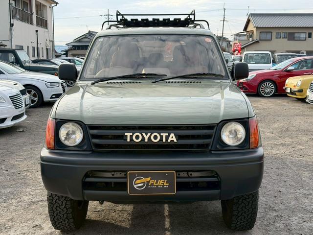 ランドクルーザープラド TZ 全塗装 ETC ナビ フルセグTV Bluetooth対応 キーレス 社外アルミホイール ルーフラック タイミングベルト交換済(7枚目)