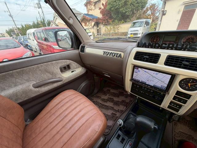 ランドクルーザープラド TZ 全塗装 ETC ナビ フルセグTV Bluetooth対応 キーレス 社外アルミホイール ルーフラック タイミングベルト交換済(37枚目)