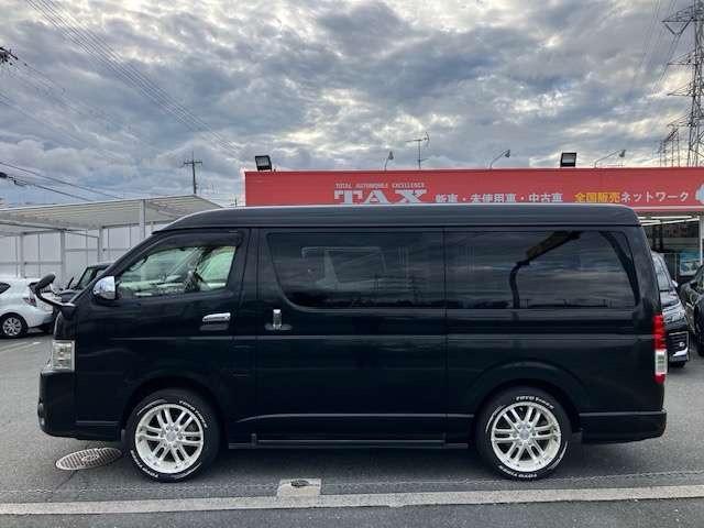 ハイエースバン スーパーＧＬ　ダークプライム　２．７　スーパーＧＬ　ダークプライム　ワイド　ミドルルーフ　ロングボディ　４ＷＤ　・両側電動スライドドア・社外ナビ・フルセグＴＶ・ＥＴＣ・ＡＣ１００Ｖ・ハーフレザーシート・サイドカメラ・ワンオーナー（9枚目）
