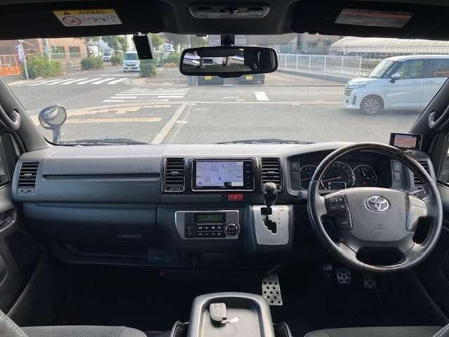 ハイエースバン スーパーGL ダークプライムII ディーゼルターボ 社外SDナビ・フルセグTV・AC100V・ETC・両側スライドドア・ドラレコ(13枚目)