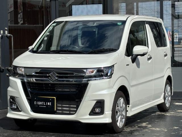 ワゴンＲカスタムＺ ハイブリッドＺＸ　全方位モニター付ディスプレイオーディオ／スズキコネクト対応通信機装着車／運転席シートヒーター／ヘッドアップディスプレイ／アダプティブクルーズコントロール／ステアリングスイッチ／コーナーセンサー／（5枚目）