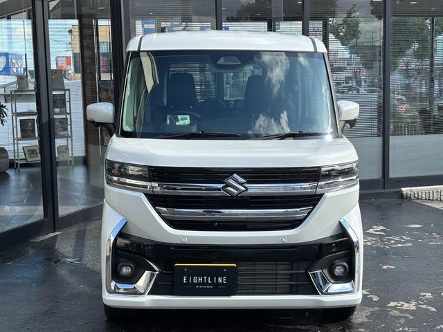 スペーシアカスタム ハイブリッドＸＳターボ　全方位付メモリーナビゲーション／純正９型ナビ／スズキコネクト対応通信機装着車／両側パワースライドドア／ステアリングヒーター／シートヒーター／ＡｐｐｌｅＣａｒＰｌａｙ／ヘッドアップディスプレイ／（4枚目）