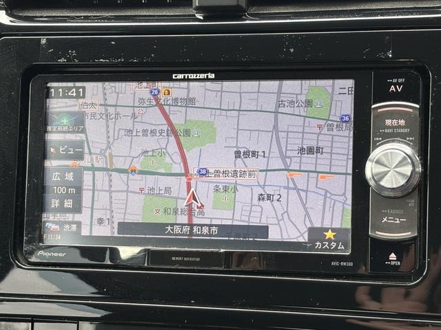 プリウス E 社外ナビ(ワンセグTV)/バックカメラ/ETC/Bluetooth/スマートキー2本/(11枚目)