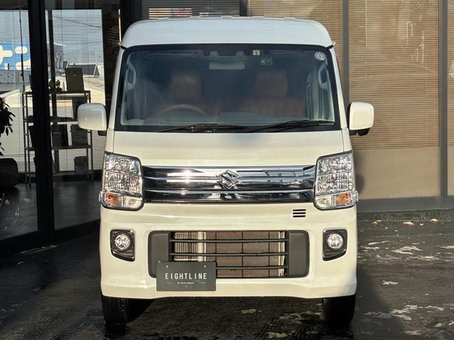 エブリイワゴン ＰＺターボ　片側パワースライドドア／社外ナビ／フルセグＴＶ／バックカメラ／ＥＴＣ／運転席シートヒーター／社外ドラレコ前後／シートカバー付／ワンオーナー／デュアルカメラブレーキサポート／（4枚目）