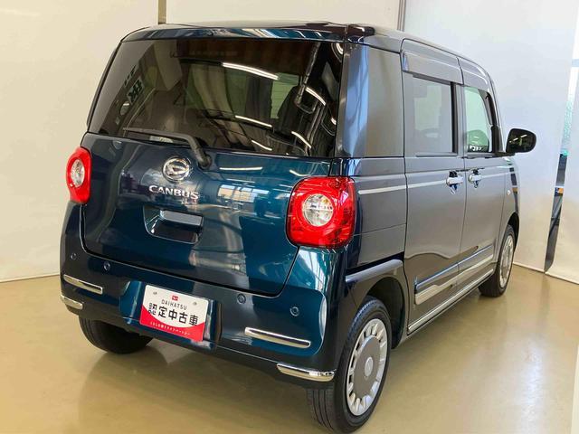 ムーヴキャンバス セオリーＧ　スマートアシスト付き　ディスプレイオーディオ付き　バックカメラ付き　両側電動スライドドア　キーフリーシステム　ワイヤレスチャージャー　ホッとカップホルダー　オートライト・ハイビーム　シートヒーター（4枚目）