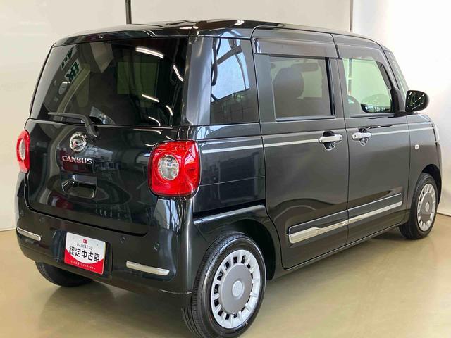 ムーヴキャンバス セオリーＧ　スマートアシスト付き　ホッとカップホルダー　コーナーセンサー　オートライト・ハイビーム　ＬＥＤヘッドランプ　キーフリー　両側電動スライドドア　電動パーキングブレーキ　ステアリングスイッチ（4枚目）