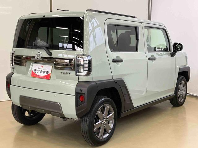 タフト Ｇ　ダーククロムベンチャー　スマートアシスト付き　シートヒーター　スカイフィールトップ　電動パーキングブレーキ　コーナーセンサー　オートライト・ハイビーム　ＬＥＤヘッドランプ　キーフリー　アルミホイール　フルタイム４ＷＤ（4枚目）