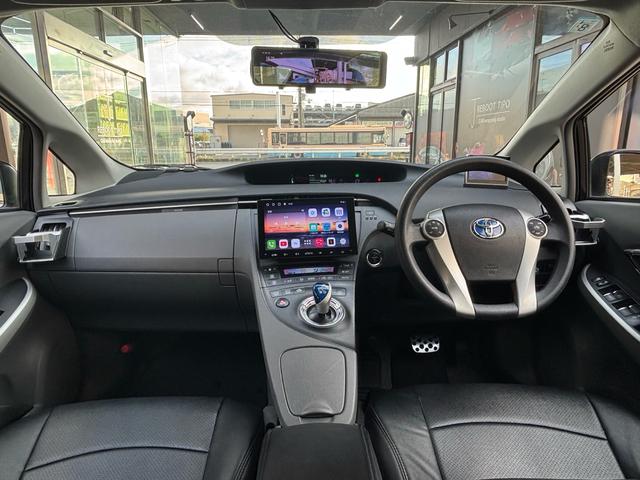 プリウス Ｓ　スマホ連動ナビ、フローティング社外ナビ、デジタルインナーミラー、フロントカメラ、シートカバー、クルーズコントロール（36枚目）