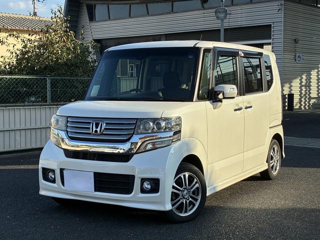 N-BOXカスタム G SSパッケージ ディーラーオプションナビ バックカメラ 両側パワースライドドア スマートキー 電格ミラー ETC(2枚目)