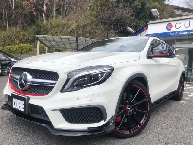 ＧＬＡクラス ＧＬＡ４５　ＡＭＧ　４マチック　エディション１　純正ナビ　フルセグナビ　黒革シート　パワーバックドア　ＥＴＣ　クルーズコントロール　パワーシート　ルーフレール　リアウィング　純正エアロ　純正２０インチホイール　バックカメラ（4枚目）