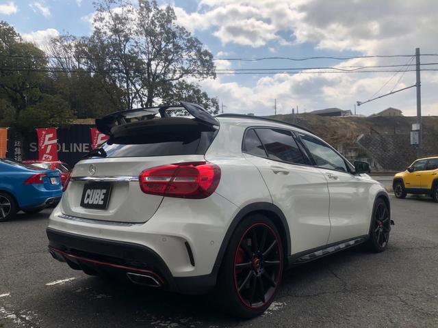 ＧＬＡクラス ＧＬＡ４５　ＡＭＧ　４マチック　エディション１　純正ナビ　フルセグナビ　黒革シート　パワーバックドア　ＥＴＣ　クルーズコントロール　パワーシート　ルーフレール　リアウィング　純正エアロ　純正２０インチホイール　バックカメラ（6枚目）