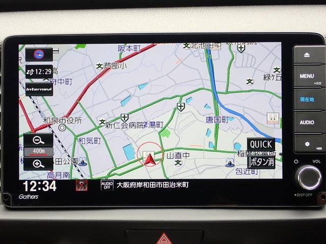 フィット クロスター　ワンオーナー　９インチ純正ナビ　前後ドラレコ　フルセグ　Ｒカメラ　ＥＴＣ　ＨｏｎｄａＳＥＮＳＩＮＧ（5枚目）